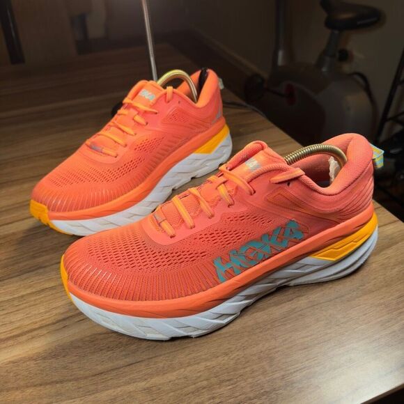 HOKA ONE ONE BONDI 7 - Women’s Running Shoes - SIZE 8.5 - Picture 2 of 9
